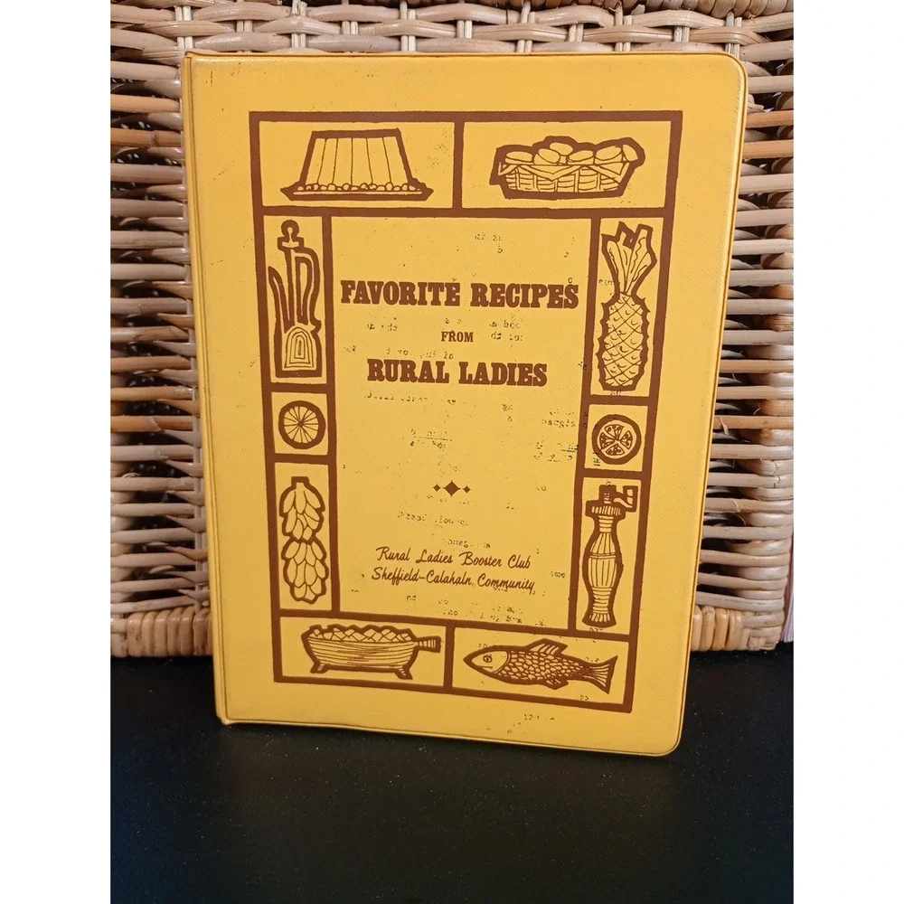 Rural Ladies Booster Club Cookbook 1972 Sheffield Calahaln Community NC